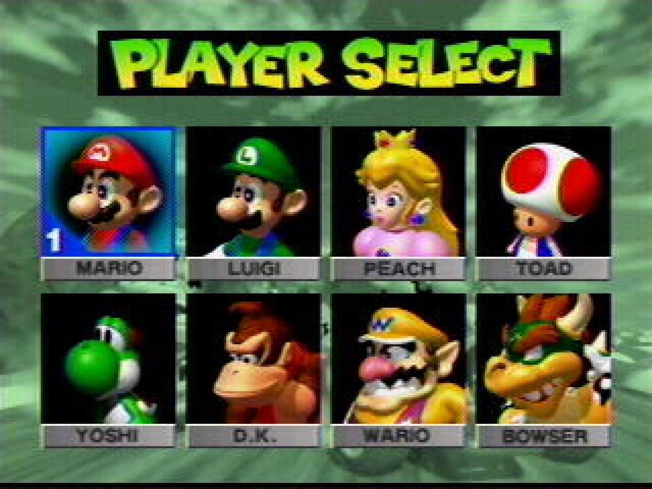 [18/03/2022] Die Anzahl an Fahrern und Charakteren blieb in Mario Kart 64 im Vergleich zum Vorgänger Super Mario Kart unverändert. Der Wiedererkennungswert war trotzdem enorm. &nbsp;