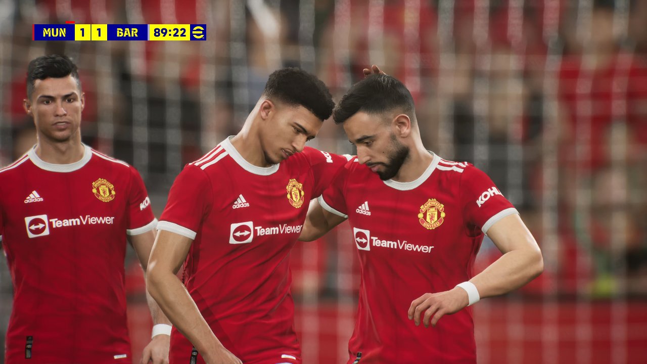 [19/04/2022] Trotz Last-Minute-Ausgleich bleiben die Gesichter der Kicker emotionslos. Selbst Christiano Ronaldo kann es nicht fassen.
