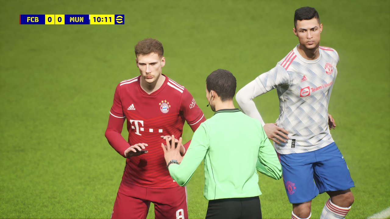 [19/04/2022] Affenarme und Giraffenhälse: An den Proportionen der Spieler hat Konami in den letzten sechs Monaten wohl nicht gearbeitet.