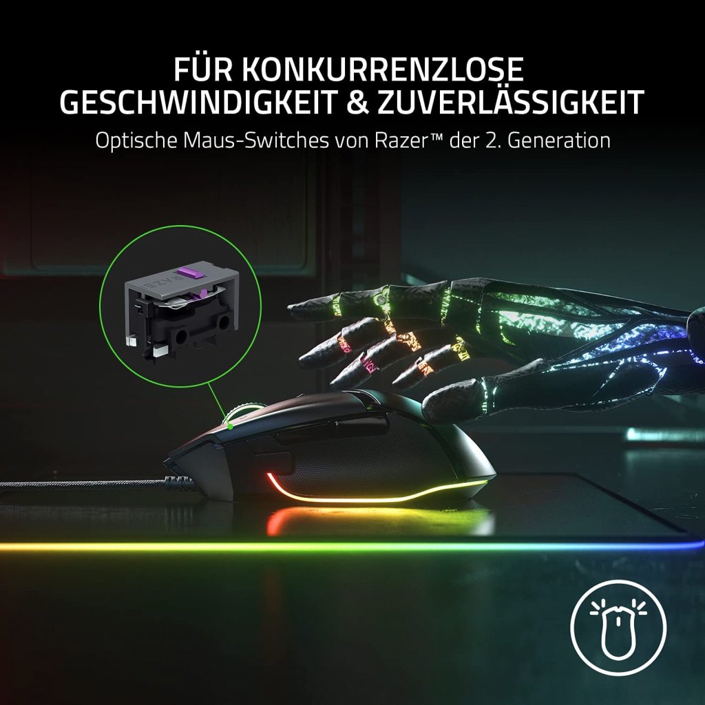 [20/04/2022] Top-Qualität zum Super-Preis: Razer Basilisk V3 Gaming-Maus-Testsieger jetzt günstig wie nie bei Amazon.