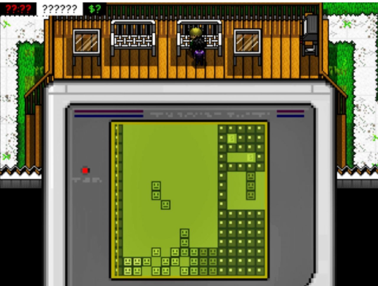 [08/04/2022] Das erste Minispiel im Spiel (in der Demo jedenfalls) heißt Tetrid und ist eine frustrierendere, schlechtere Version des großen Klassikers Tetris.