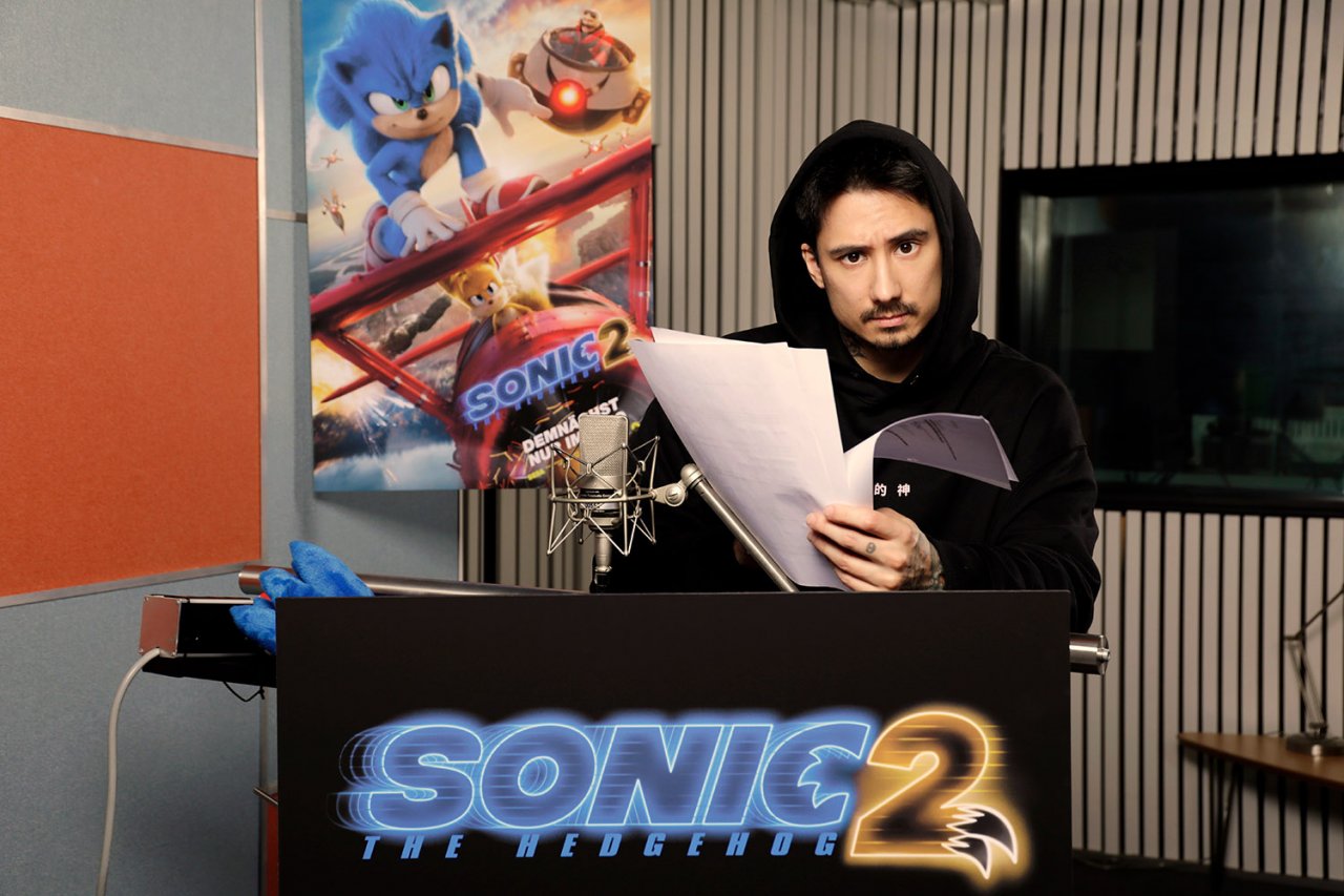 [04/04/2022] Julien Bam spricht die deutsche Synchronstimme von Sonic.