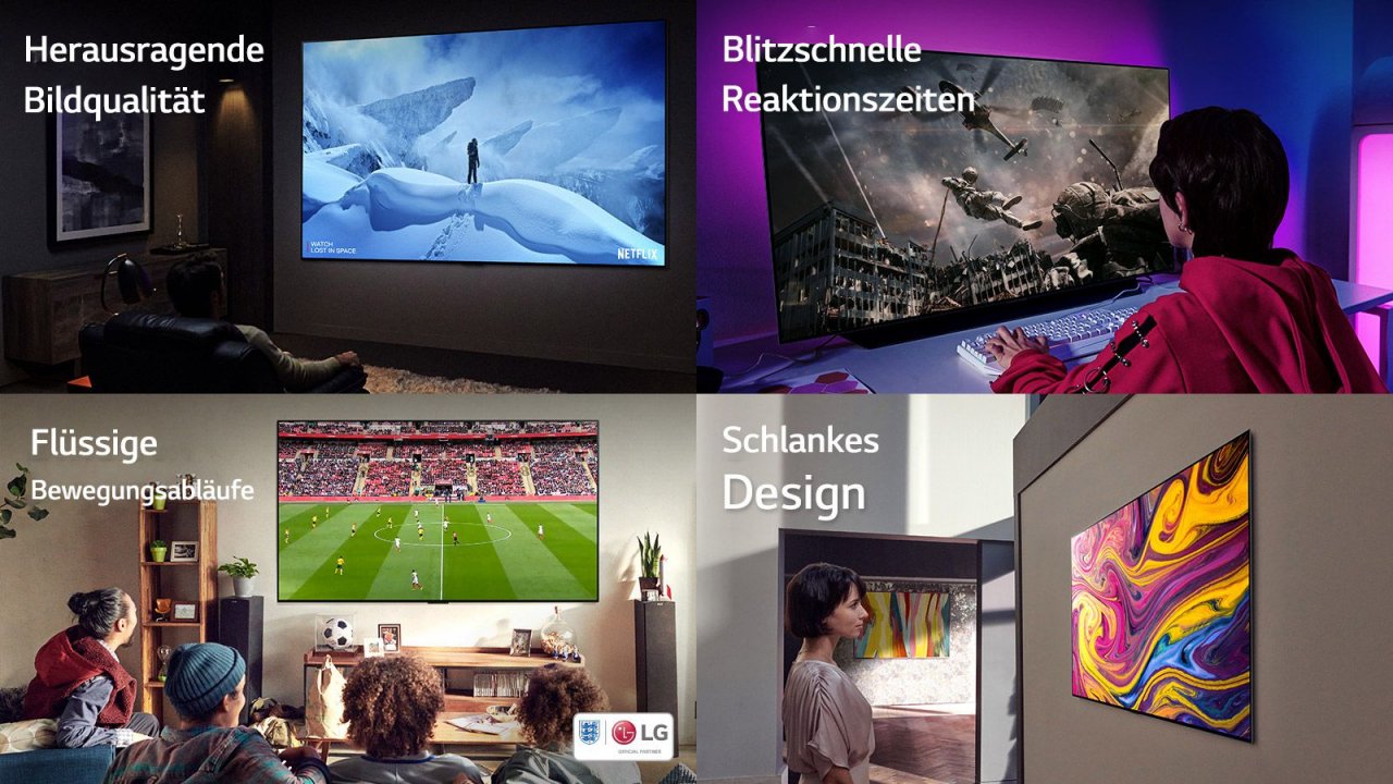 [28/04/2022] LG OLED TV kaufen: Top-Fernseher mit 55/65 Zoll 120 Hz günstig wie nie