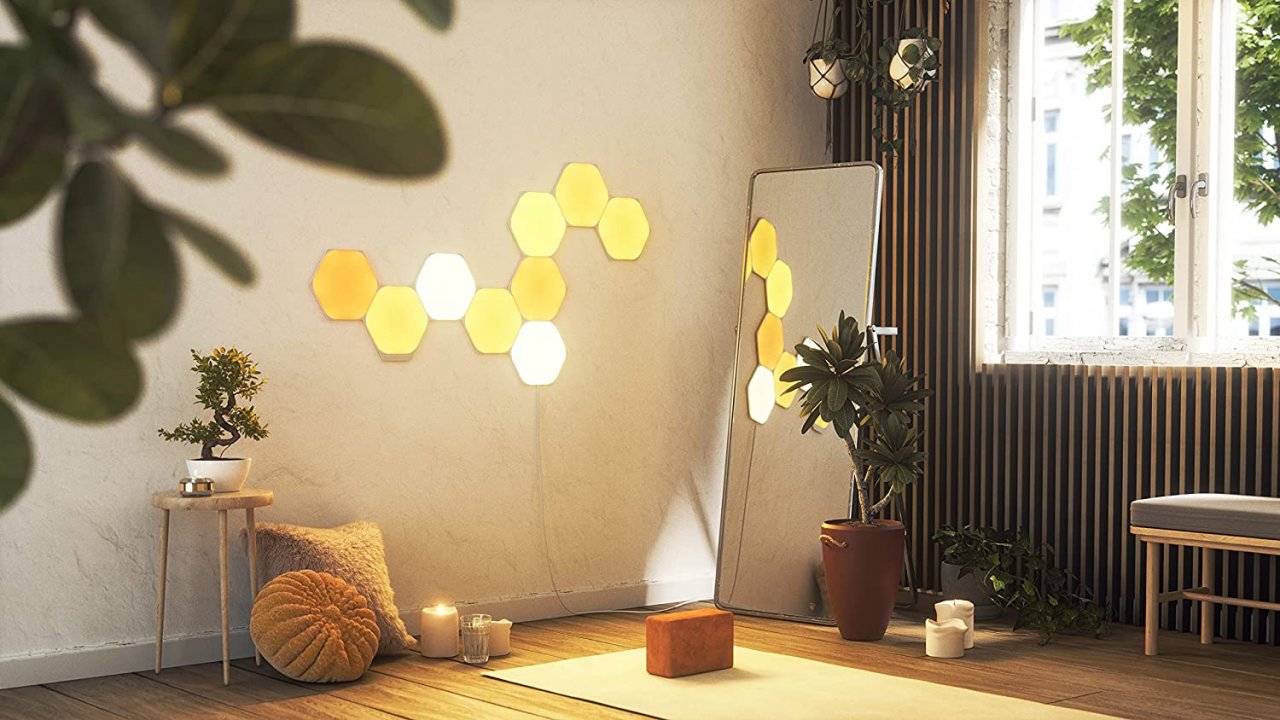 [30/05/2022] Mit dekorativer LED-Beleuchtung von Nanoleaf verleiht man seinem Zuhause eine individuelle Note.
