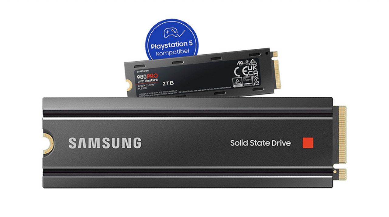[03/05/2022] Die Samsung SSD 980 Pro 2 TB mit Kühlkörper für PC und PS5 konnte man nie zuvor so günstig kaufen als jetzt bei Media Markt.