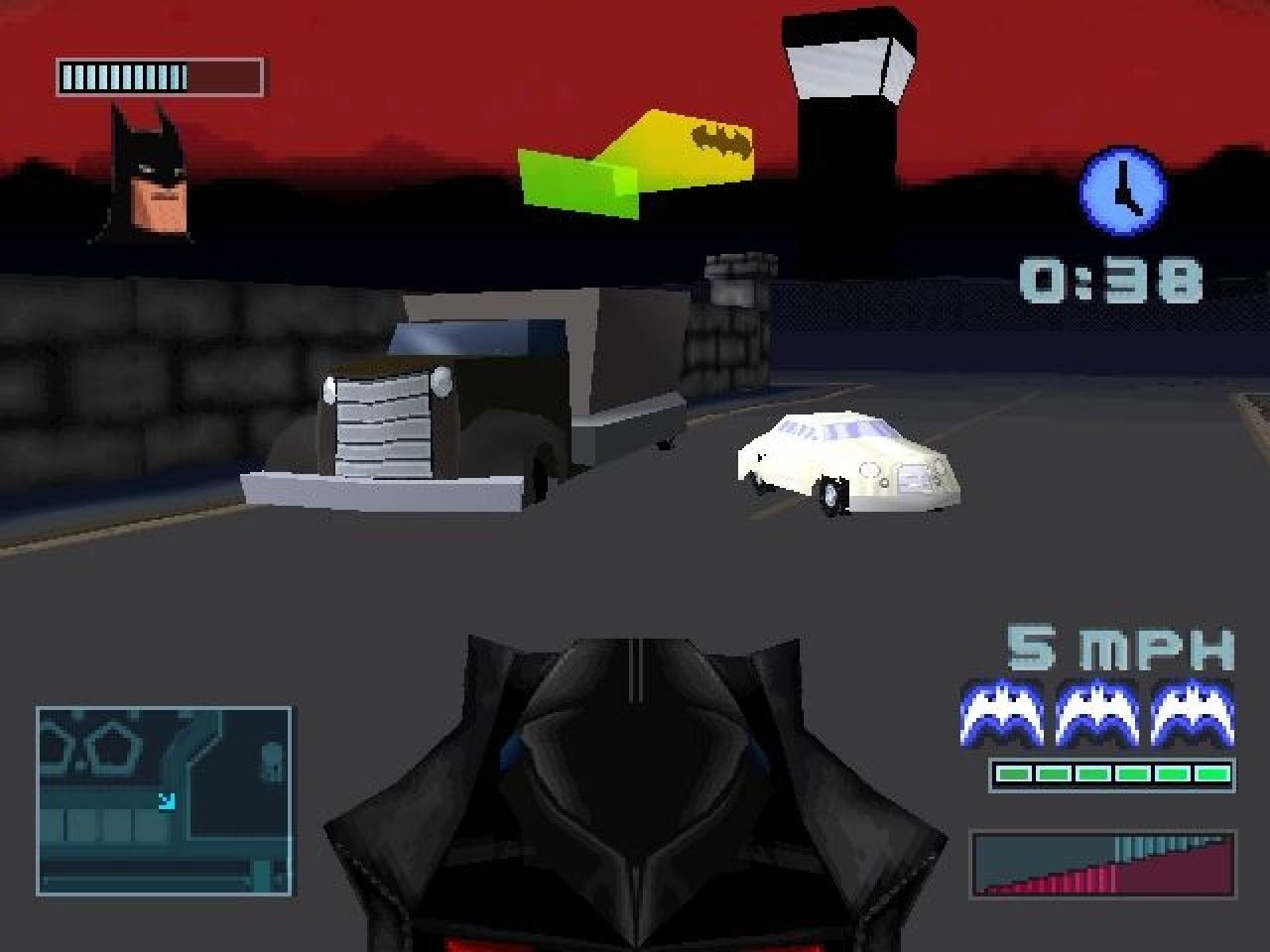[27/05/2022] Das Batmobil spielte nur in einem kleinen Teil der veröffentlichten Lizenzspiele eine tragende Rolle. Batman: Gotham City Racer stellt das Vehikel allerdings in den Mittelpunkt: In dem storybasierten Rennspiel jagt ihr Schurken wie Two-Face durch die Straßen Gothams.
