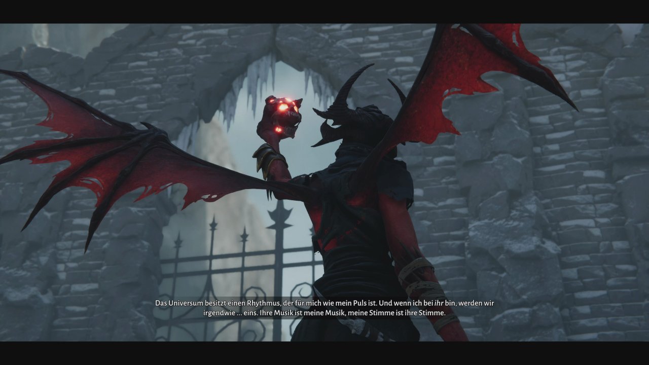 [25/05/2022] Die bisher sehr spärlichen Cutscenes sind nett inszeniert. Troy Baker mimt unseren Totenschädel-Sidekick.