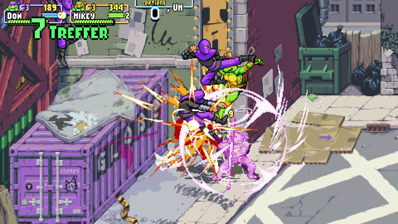 [15/06/2022] Shredder's Revenge hat Retro-DNA, nutzt aber die heutige Technik für hübsche Effekte.