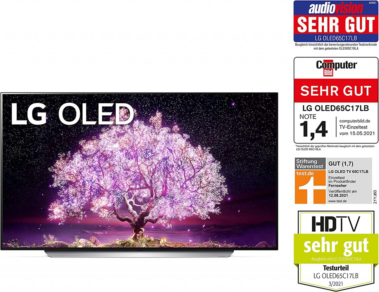 [13/07/2022] Den topbewerteten Spitzenfernseher LG OLED TV C17 mit 65 Zoll, 4K UHD und 120 Hz gibt es beim Amazon Prime Day günstig wie nie.
