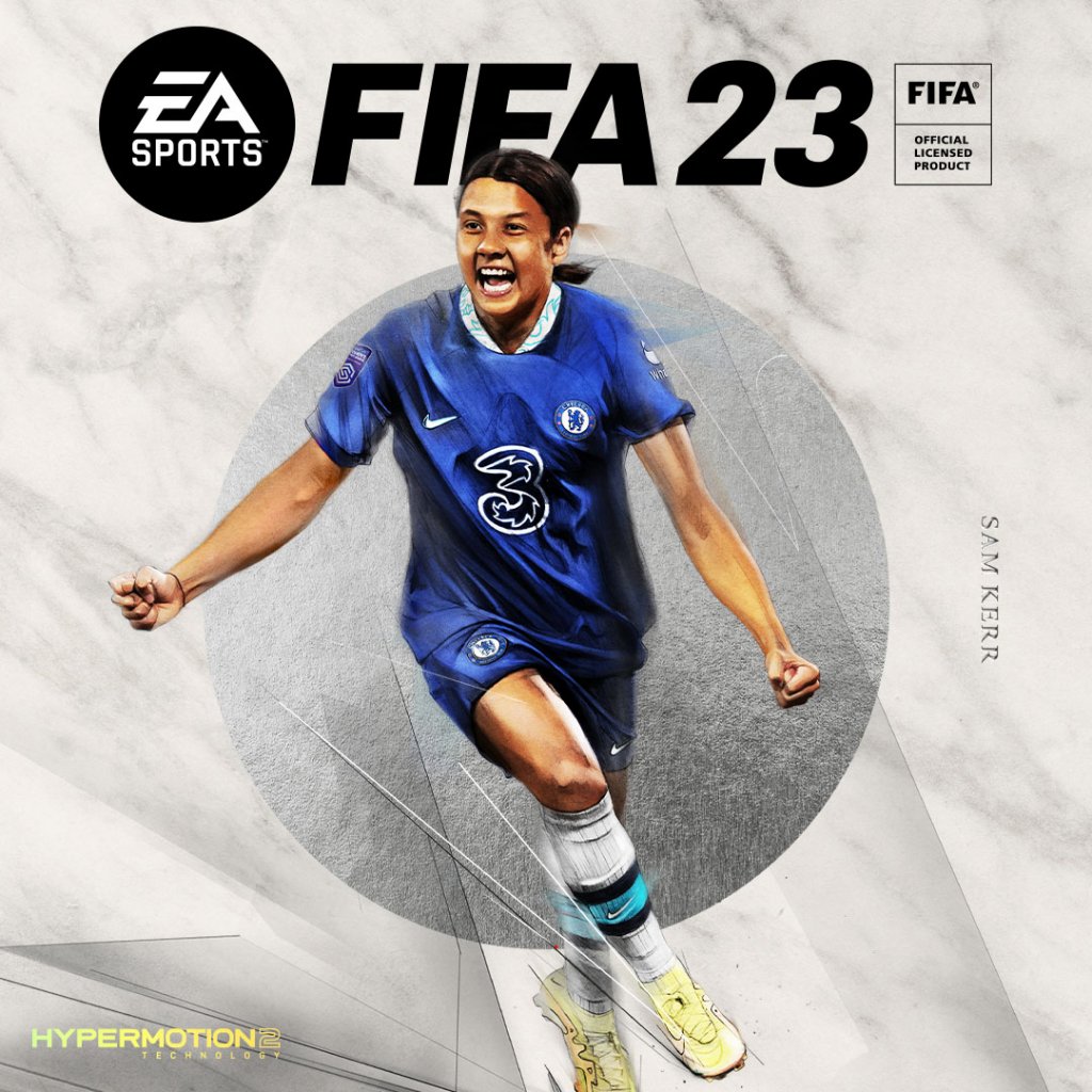 [19/07/2022] Sam Kerr auf dem FIFA 23 Cover*