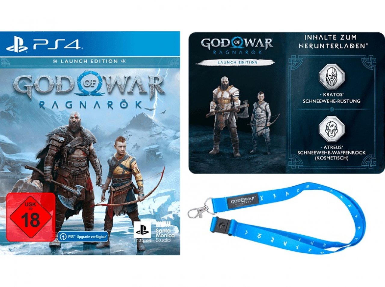 [18/07/2022] Wer jetzt God of War Ragnarök bei Media Markt vorbestellt erhält exklusive Vorbestellerboni wie ein Lanyard im God of War-Design.