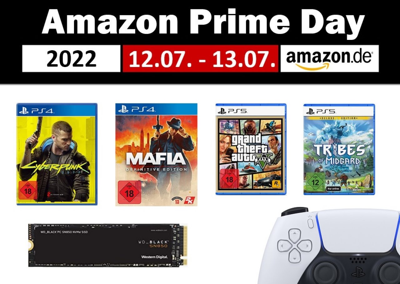 [12/07/2022] Prime Day: Spiele für PS4 und PS5 günstiger kaufen, Deals zu PS5-Controllern