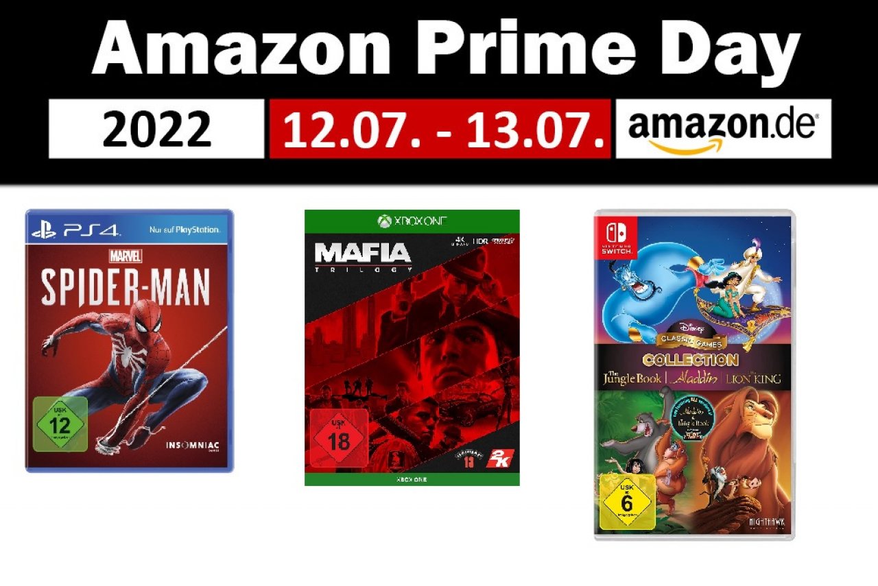 [13/07/2022] Amazon Prime Day: ​Spiele für unter 20 Euro - diese Deals gibt's nur noch heute