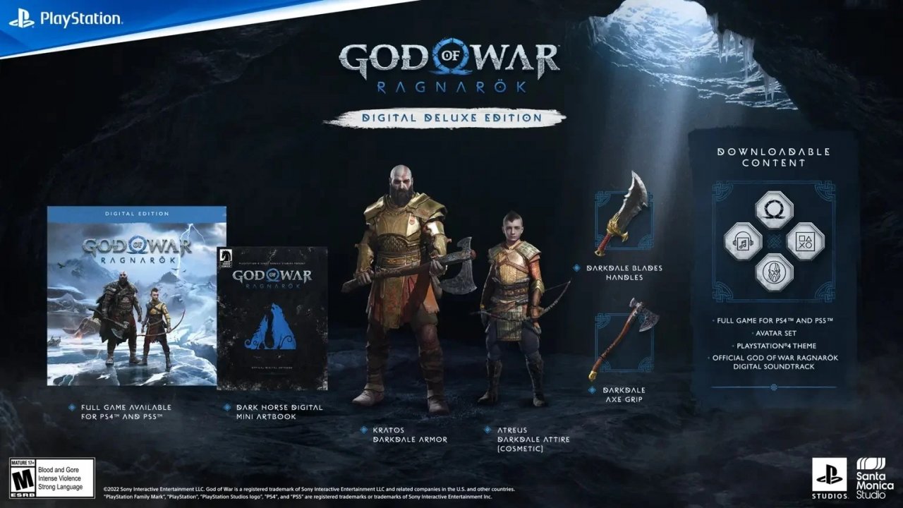 [15/07/2022] Die Digital Deluxe Edition von God of War Ragnarök