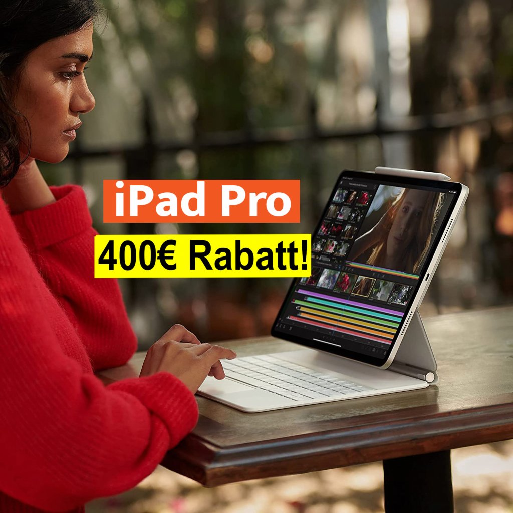 [05/08/2022] Das iPad Pro gibt es derzeit bei Amazon mit sagenhaften 600 Euro Rabatt zu kaufen. Auch das iPad Air 2022 gibt es viel günstiger.