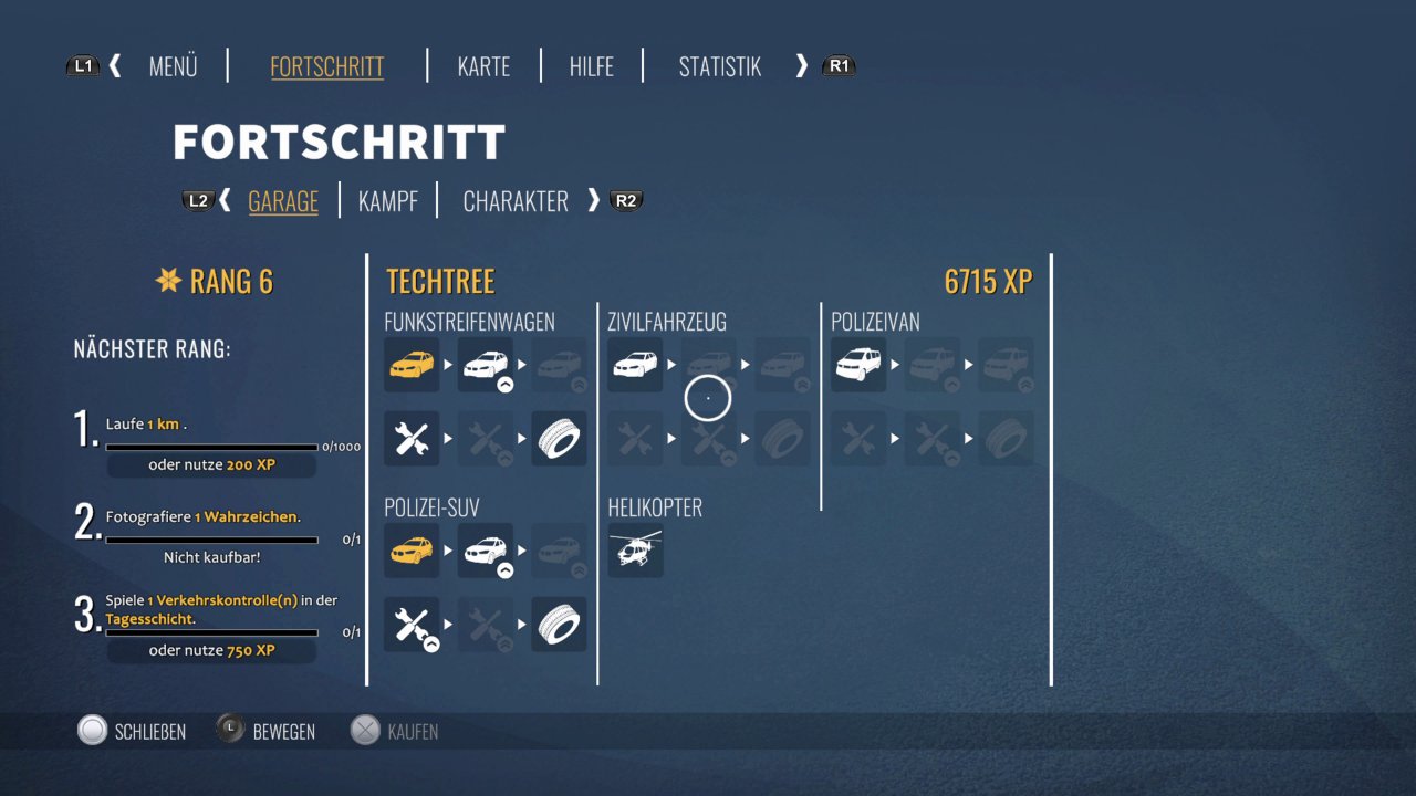 [03/08/2022] Im Tech-Tree darf man Verbesserungen kaufen, um sich dann damit zu langweilen und zu ärgern.