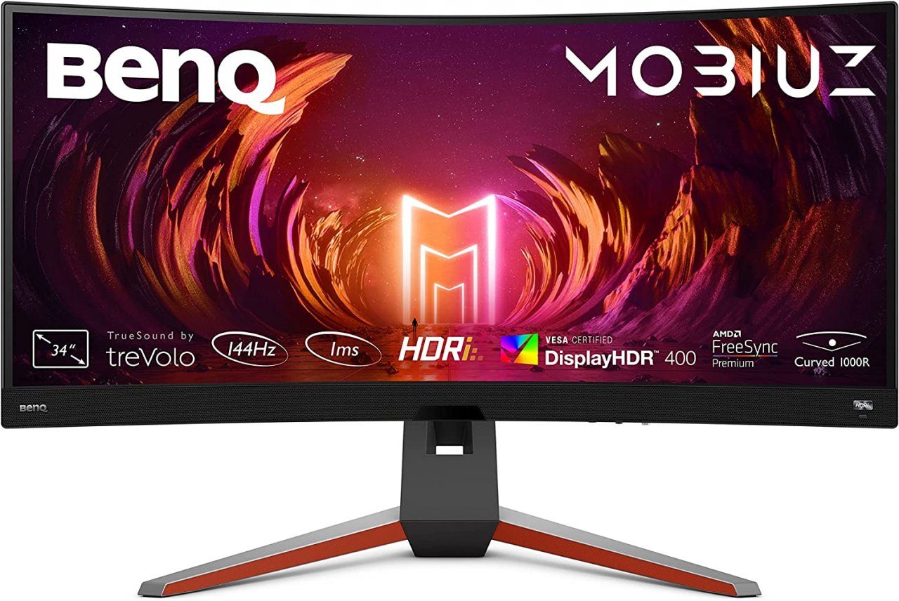 [19/08/2022] Den BenQ Mobiuz Curved Gaming Monitor mit 34 Zoll, WQHD und 144 Hz gibt es jetzt bei Amazon zum Tiefstpreis.