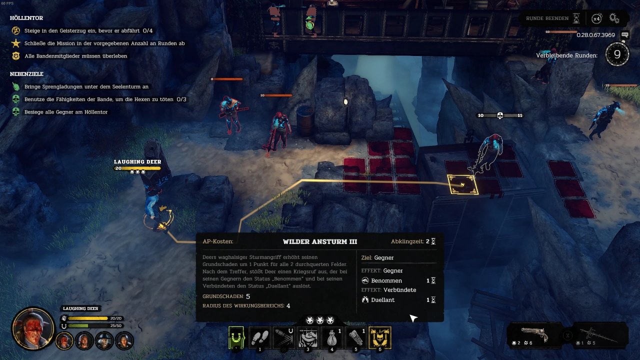 [04/08/2022] Mit der richtigen Ausrüstung ist Laughing Deer in späteren Levels kaum noch zu bremsen.