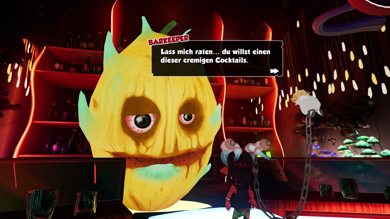 [08/08/2022] Das Spiel steckt voller bizarrer NPCs und Dialoge. Der hier erwähnte cremige Cocktail ist nur für Kunden Ü18 - das liegt aber nicht am Alkoholgehalt.&nbsp;