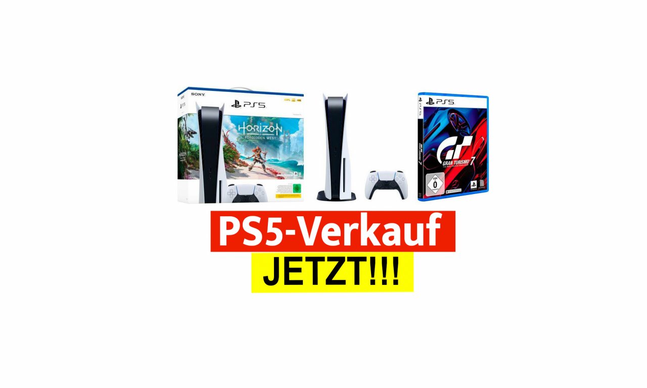 [23/08/2022] PS5 kaufen: Otto verkauft Playstation 5 plus 2 Tospiele für 630 Euro - auch Alternate mit PS5-Drop