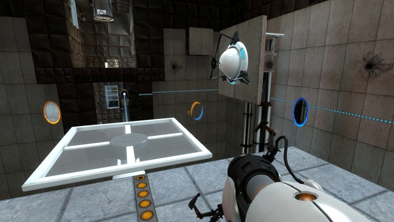 [08/08/2022] Portal 1 ist natürlich auch an Bord. Der kurze Vorgänger wirkt im Vergleich zum zweiten Teil etwas angestaubt, macht aber dank guter Puzzles immer noch viel Spaß.