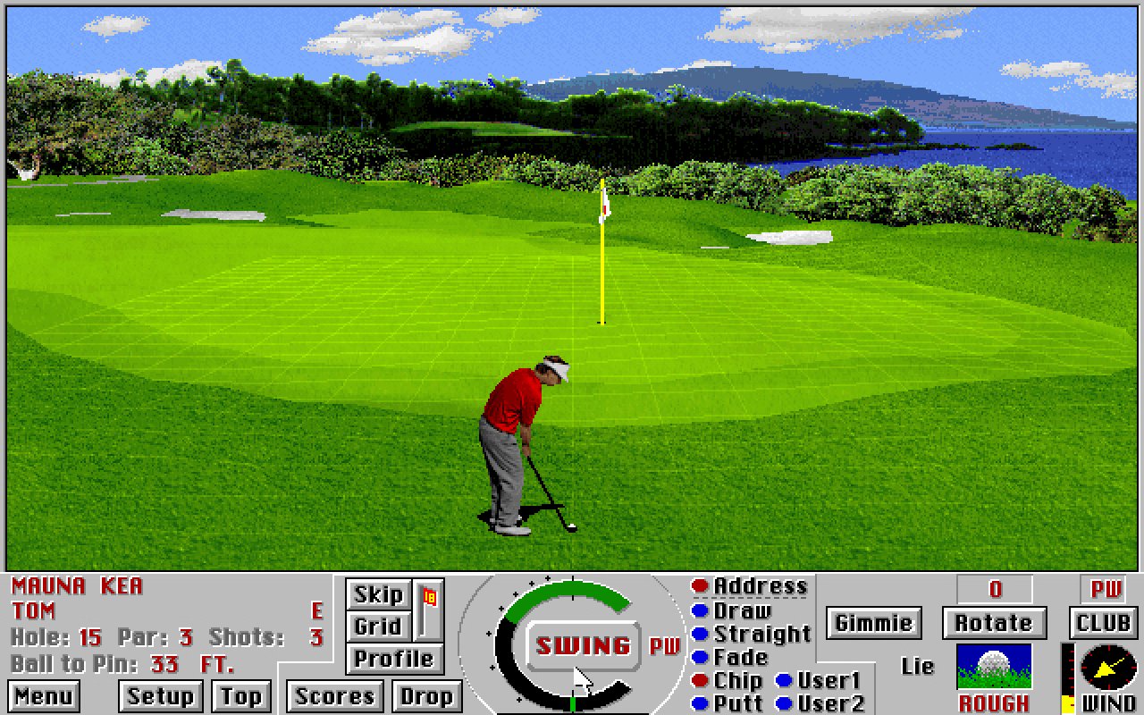 [20/09/2022] Die Golf-Simulation Links 386 pro verlangte eine gute Grafikkarte mit SVGA-Fähigkeiten und viel Platz auf der Festplatte.
