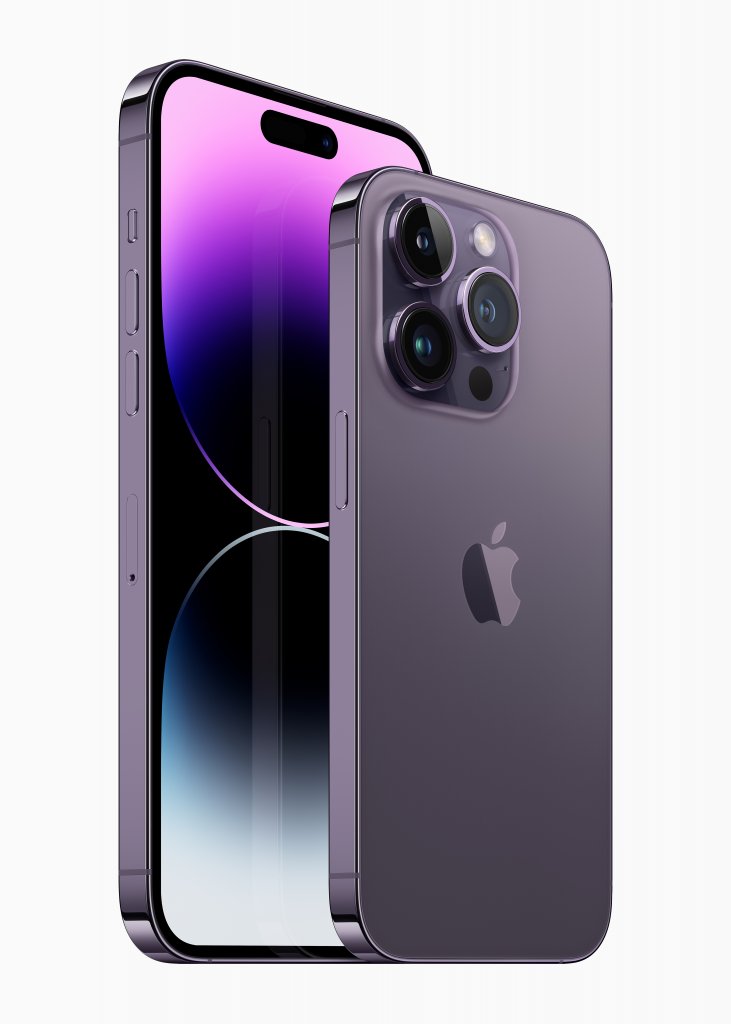 [08/09/2022] Das iPhone 14 Pro Max gibt es auch in der neuen Farbe Deep Purple.