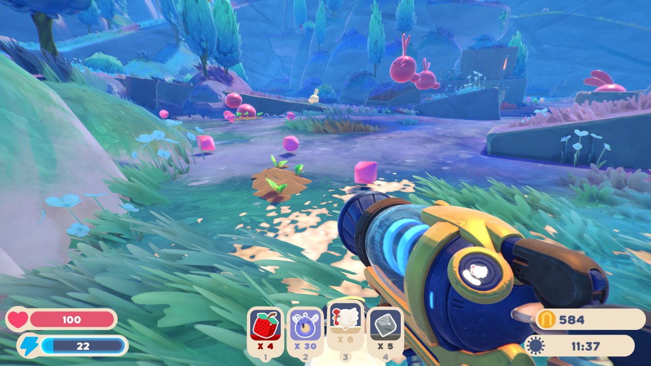 [29/09/2022] Die offene Welt von Slime Rancher 2 lädt zum Erkunden ein.