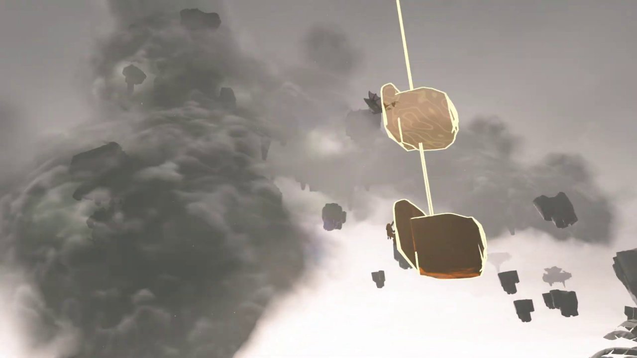 [14/09/2022] Mit seiner Rückspul-Kraft zieht sich Link zu den Wolken empor.