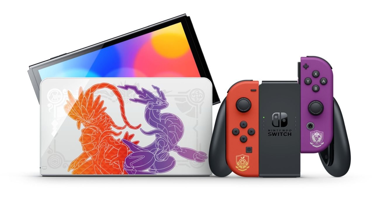 [08/09/2022] Die limitierte Nintendo Switch OLED Pokémon Karmesin & Purpur-Edition kann man jetzt bei Media Markt vorbestellen. Release: 4. November 2022.