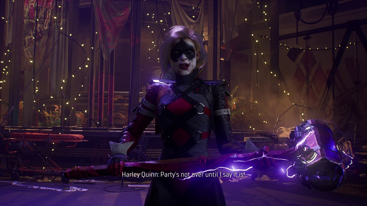 [05/10/2022] Während unserer Anspiel-Session erlebten wir einen großen Teil der Harley-Quinn-Story.