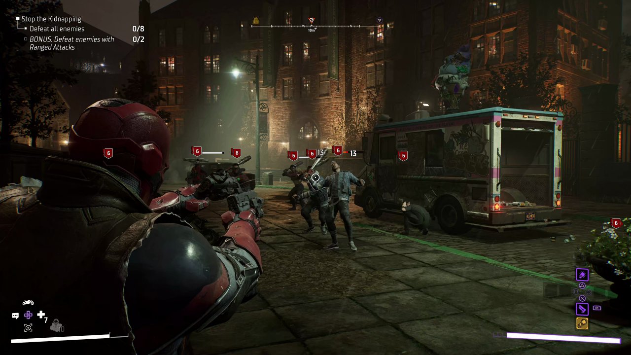 [05/10/2022] Mit dem schießwütigen Red Hood dürfen wir Feinde auch direkt aufs Korn nehmen.