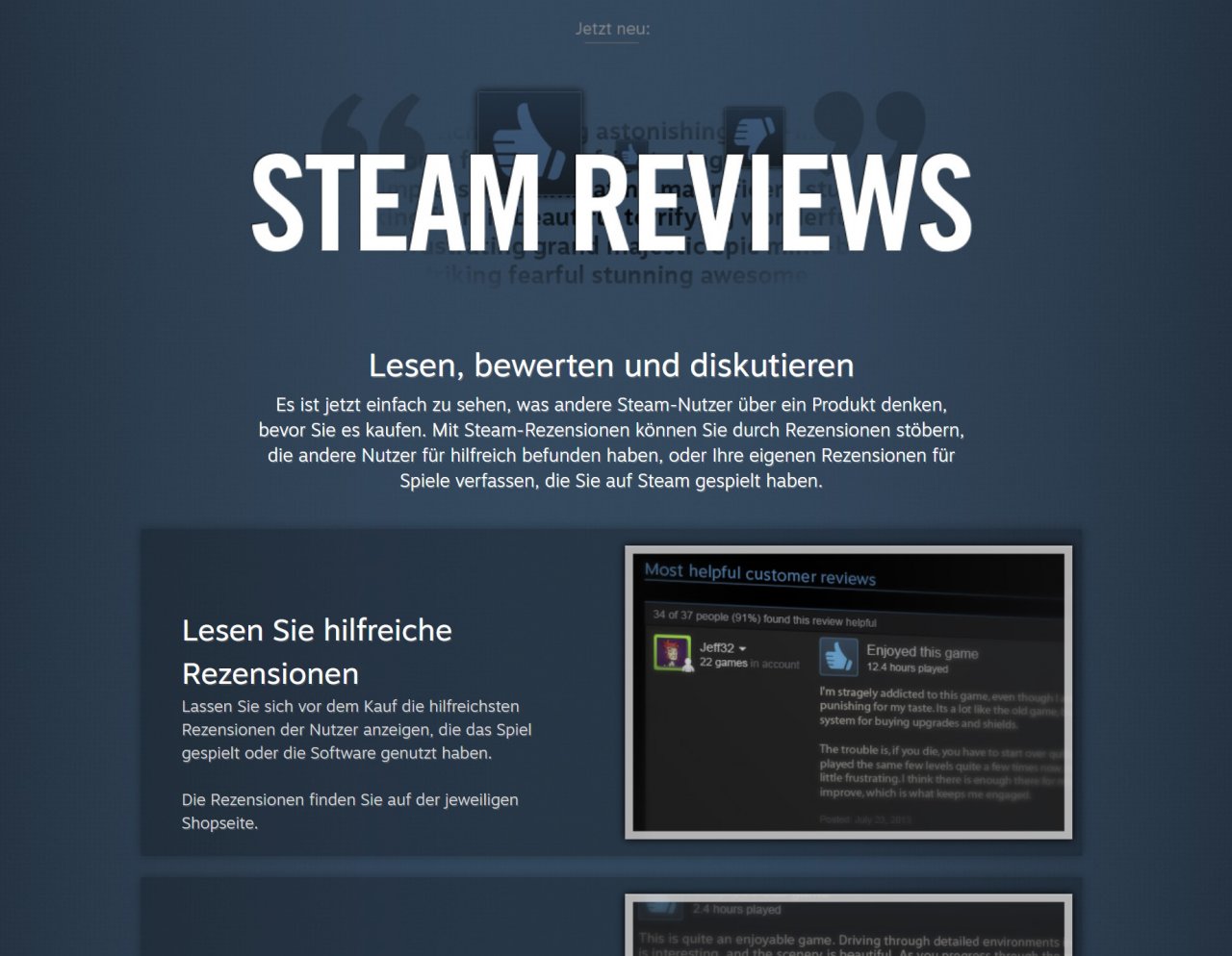 [14/10/2022] Valve überarbeitete seine Steam-Reviews immer wieder. Bei Review Bombings haben Entwickler zudem die Möglichkeit, direkten Kontakt aufzunehmen und so Gegenmaßnahmen zu ergreifen.&nbsp;