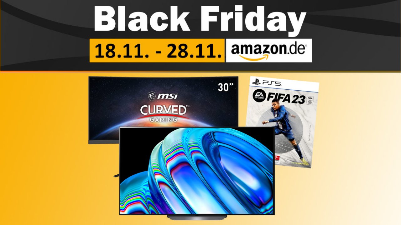 [22/11/2022] Black Friday: Neue Top-Angebote am Donnerstag - Fernseher, Gaming-Monitor, iPhone & Co.