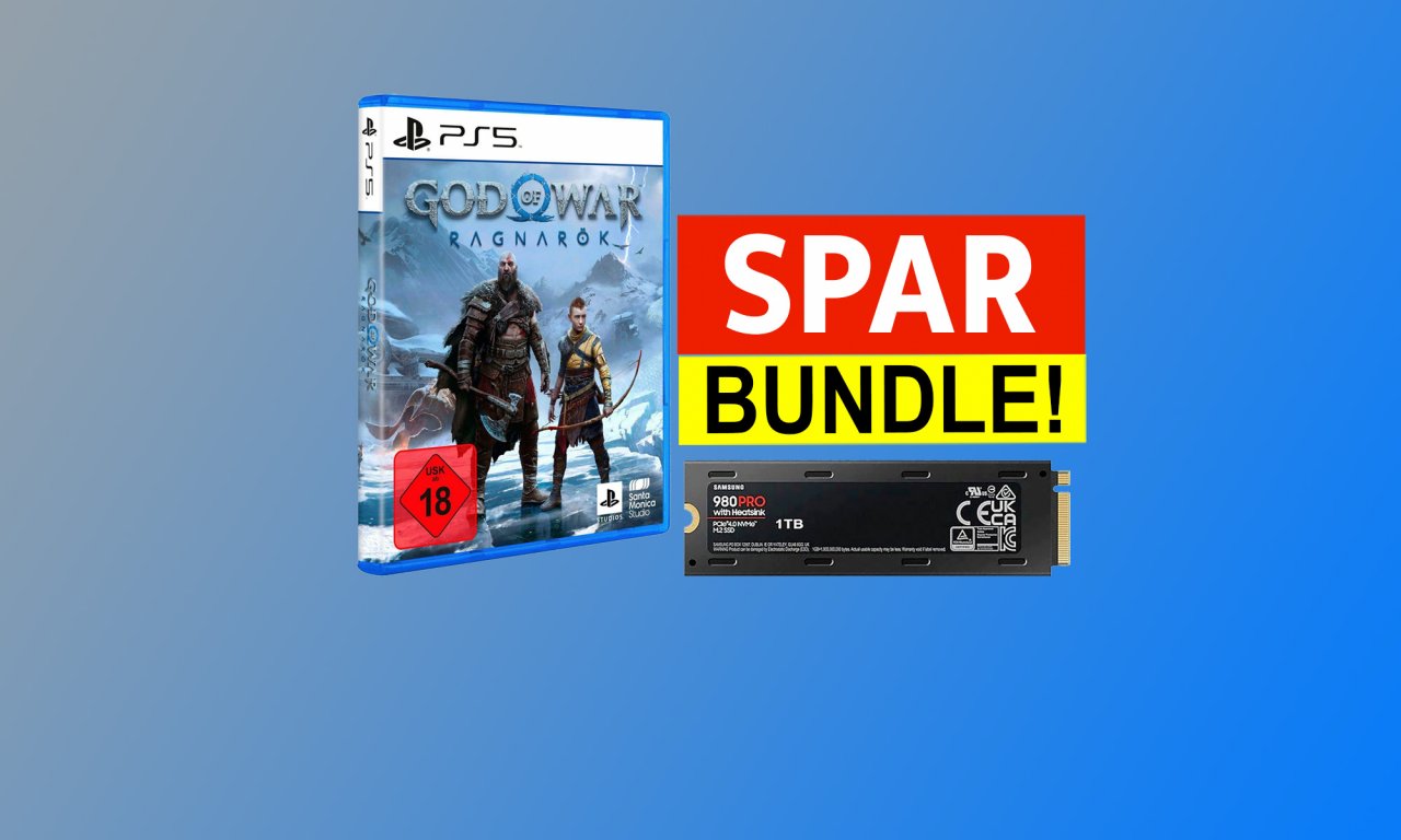 [29/11/2022] Preishammer! God of War Ragnarök PS5 für 15€ - im Bundle mit Samsung SSD 1TB