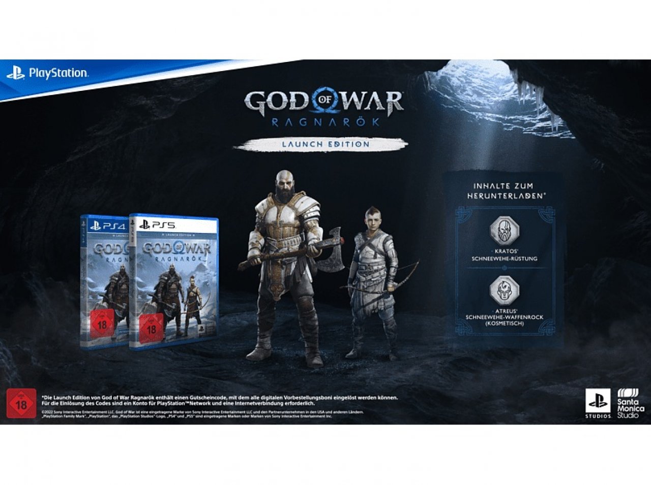 [04/11/2022] Bei Saturn kann man God of War Ragnarök günstiger kaufen als z. B. bei Amazon - und erhält exklusive Bonusinhalte gratis dazu.