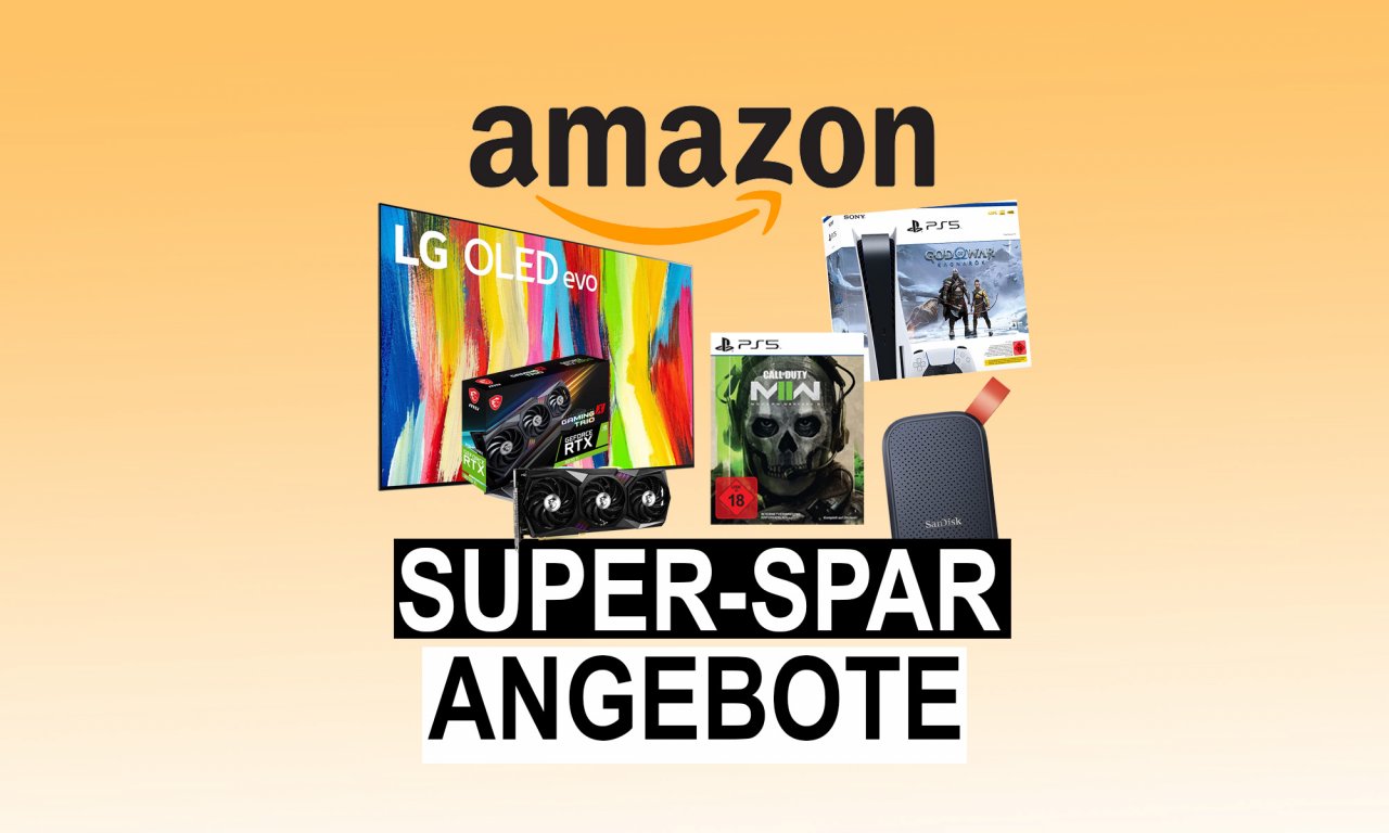 [04/11/2022] TV, PS5, SSD, RTX 3070 Ti: Die neuen Super-Spar-Angebote bei Amazon