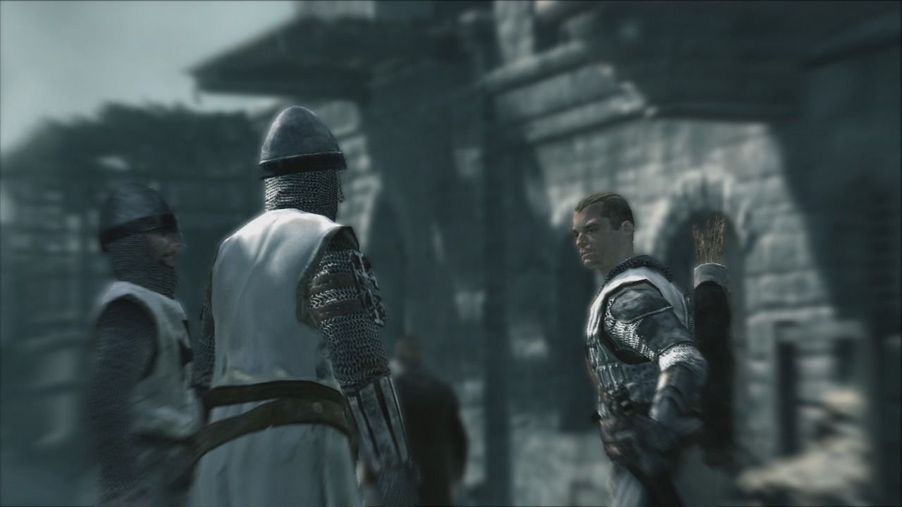 [04/11/2022] Durch das Belauschen von Wachen holte man Informationen über den Status des nächsten Zielobjekts ein. In der Hauptmission muss Altaïr nämlich neun hochrangige Templermitglieder umlegen.&nbsp;