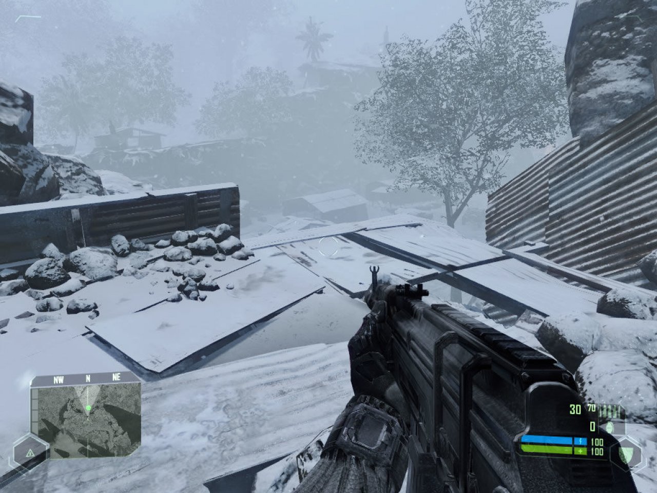 [17/11/2022] Crysis trug lange Zeit den Projektnamen „Frozen Paradise“. Der Kontrast zwischen Tropeninsel und Eis sollte neugierig machen und zum Weiterspielen anregen.&nbsp;