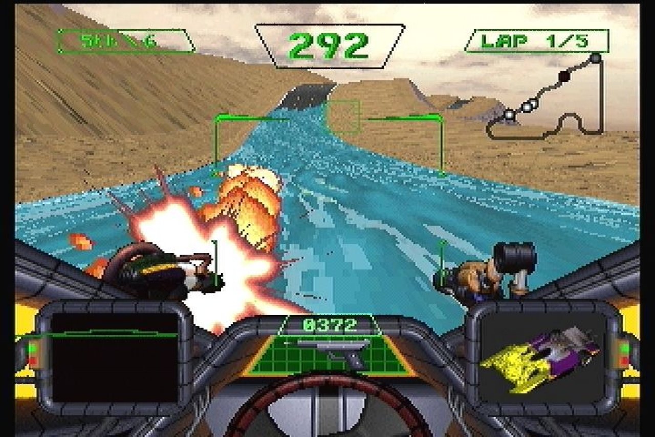 [01/12/2022] Für das 3DO-Action-Rennspiel Crash’n Burn (1993) zieht Cerny als Chief Technologist im Hintergrund die Engine-Fäden.
