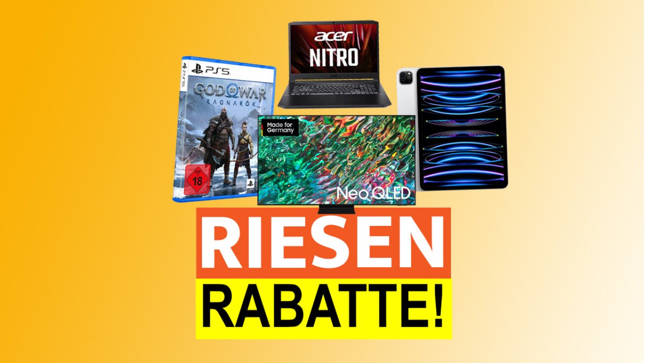 [16/12/2022] PC, PS5 Spiele, SSD, TV, RAM, iPad: Riesen-Rabatte vor Weihnachten bei Amazon