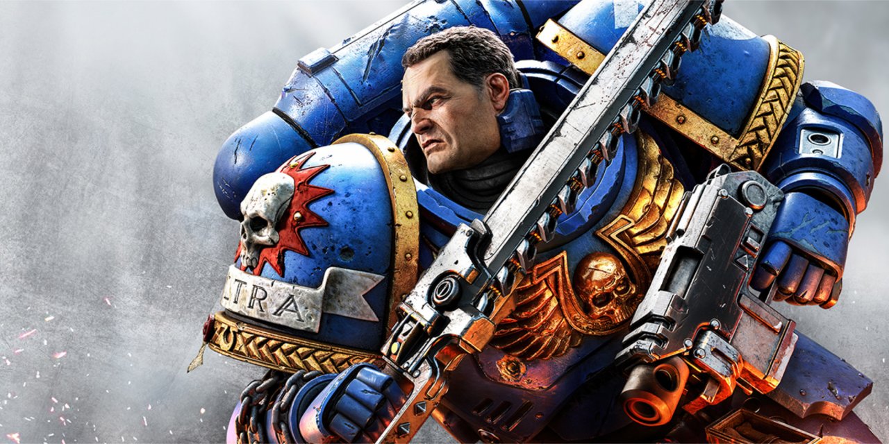 Ein Space Marine in voller Pracht.
