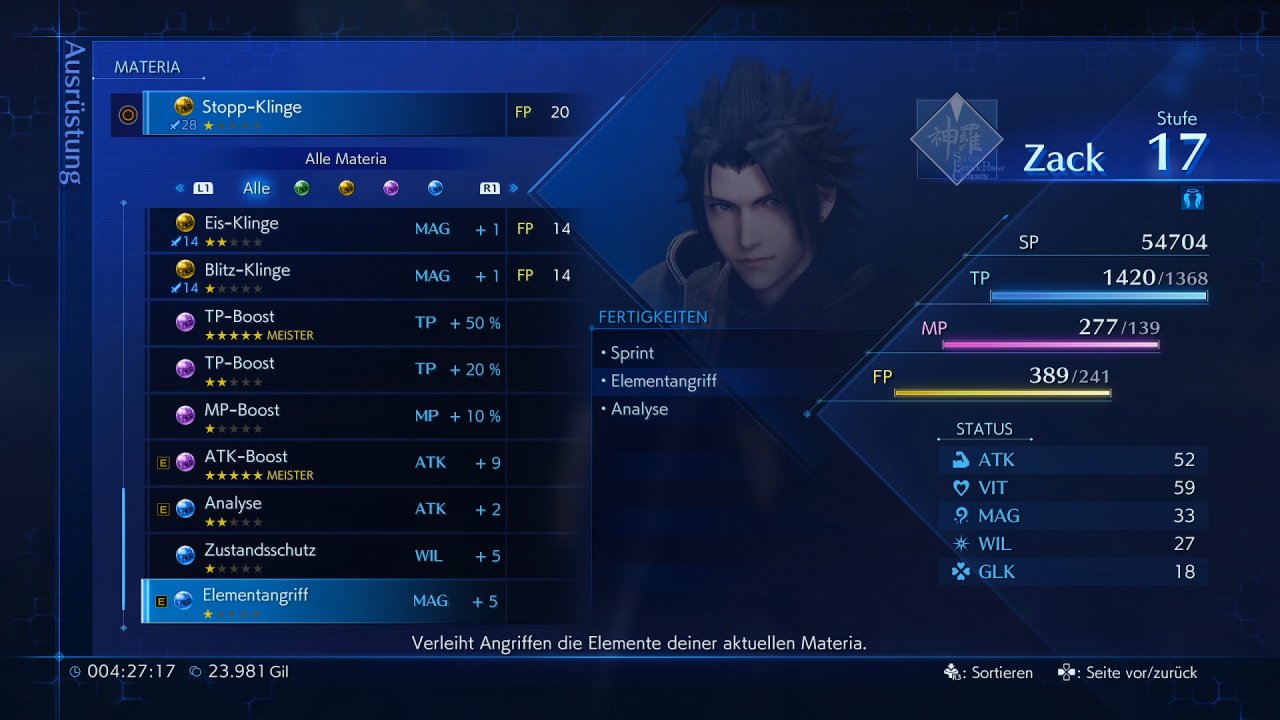 [05/12/2022] Crisis Core: Final Fantasy 7 Reunion im Test: Meisterhaftes Remaster + Video-Review (6)