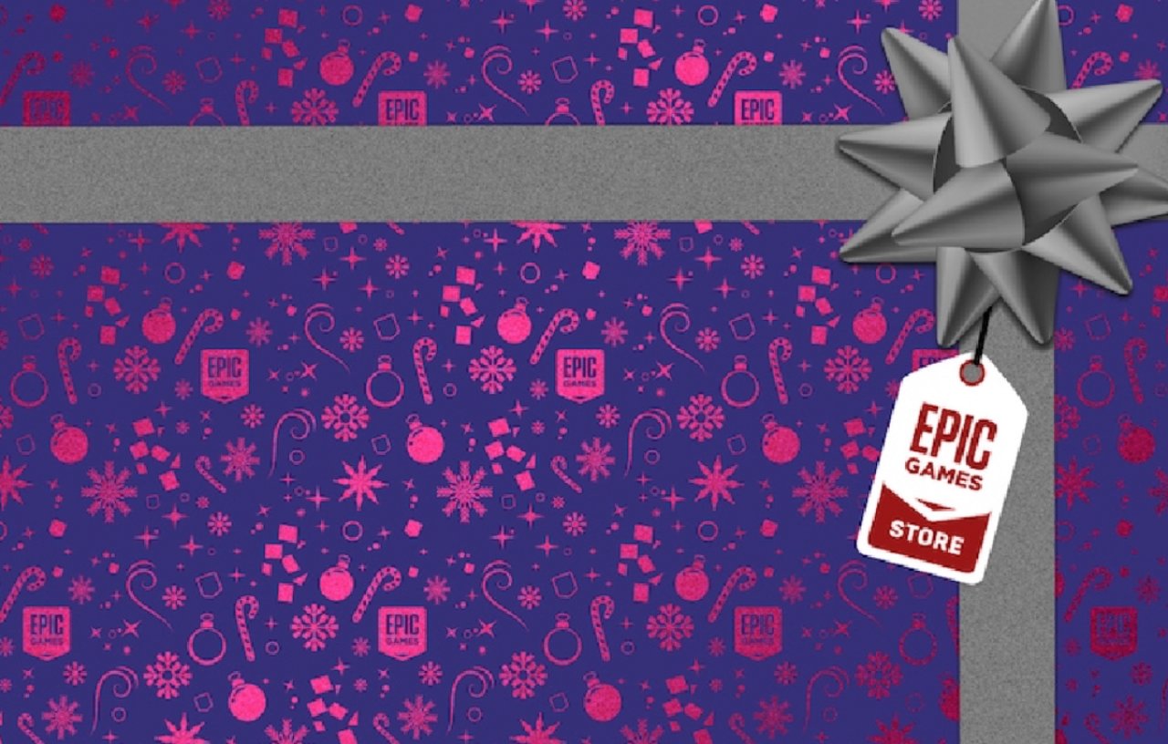 Das charakteristische Geschenkpapier, um das nächste Spiel anzuteasern.