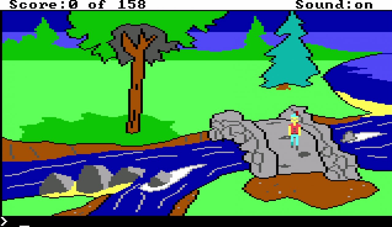 [14/01/2023] Bereits im ersten King's Quest konnte man sich sowohl seitwärts als auch nach vorne oder nach hinten bewegen – zumindest bis man in eine der zahlreichen tödlichen Fallen getappt war ...
