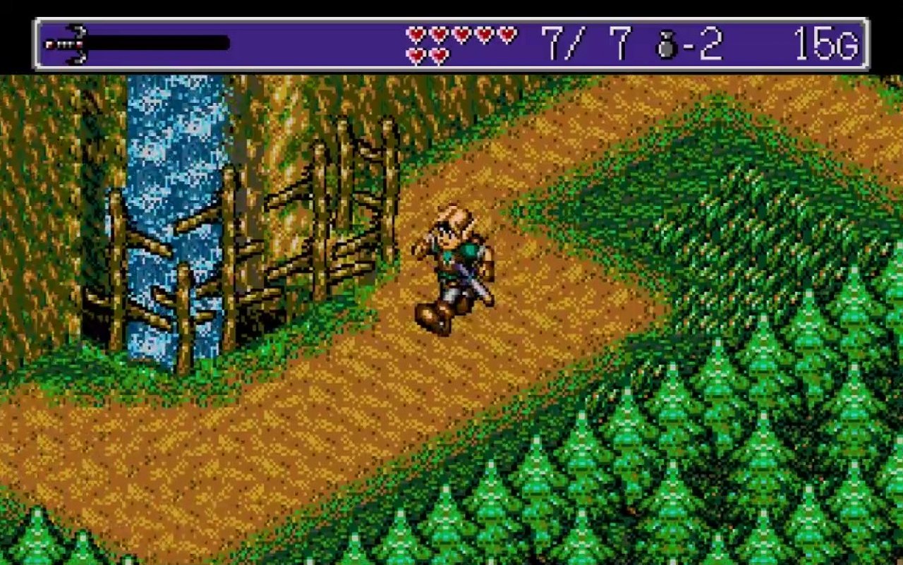 [14/01/2023] Die isometrische Perspektive sieht insbesondere in Landstalker (1992) wunderbar aus, sorgt allerdings trotzdem für Übersichtsprobleme.
