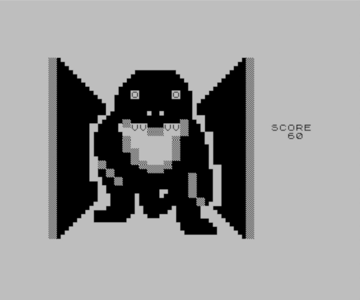 [14/01/2023] Obwohl die Grafik in 3D Monster Maze nur aus Schwarz-Weiß-Blöcken besteht, sorgte sie anno 1981 für höchst beklemmende Angstgefühle.