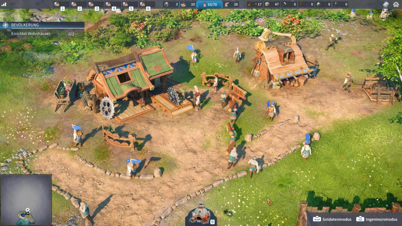 [22/02/2023] Der hohe Wuselfaktor gefällt. Besonders schön: Wir können viele Berufe in Aktion erleben, hier glänzt das Spiel mit liebevollen Details.