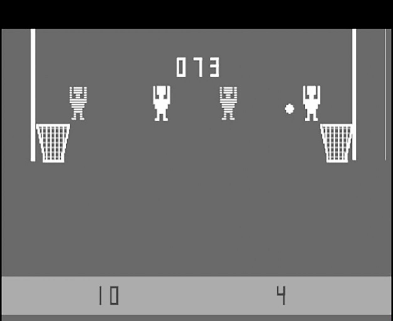 [03/03/2023] Branchenurgestein Taito war der erste Entwickler, der seine Werke mit Sprites ausstattete – wozu auch dieses schlichte Basketball-Spiel gehörte