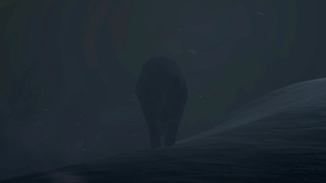 Im Intro taucht der Blutige Wolf zum ersten Mal auf.